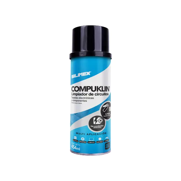 Limpiador de Circuitos Silimex COMPUKLIN / 454 ml / Azul